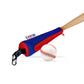 Blue and Red Baseball Bat Handle Cover