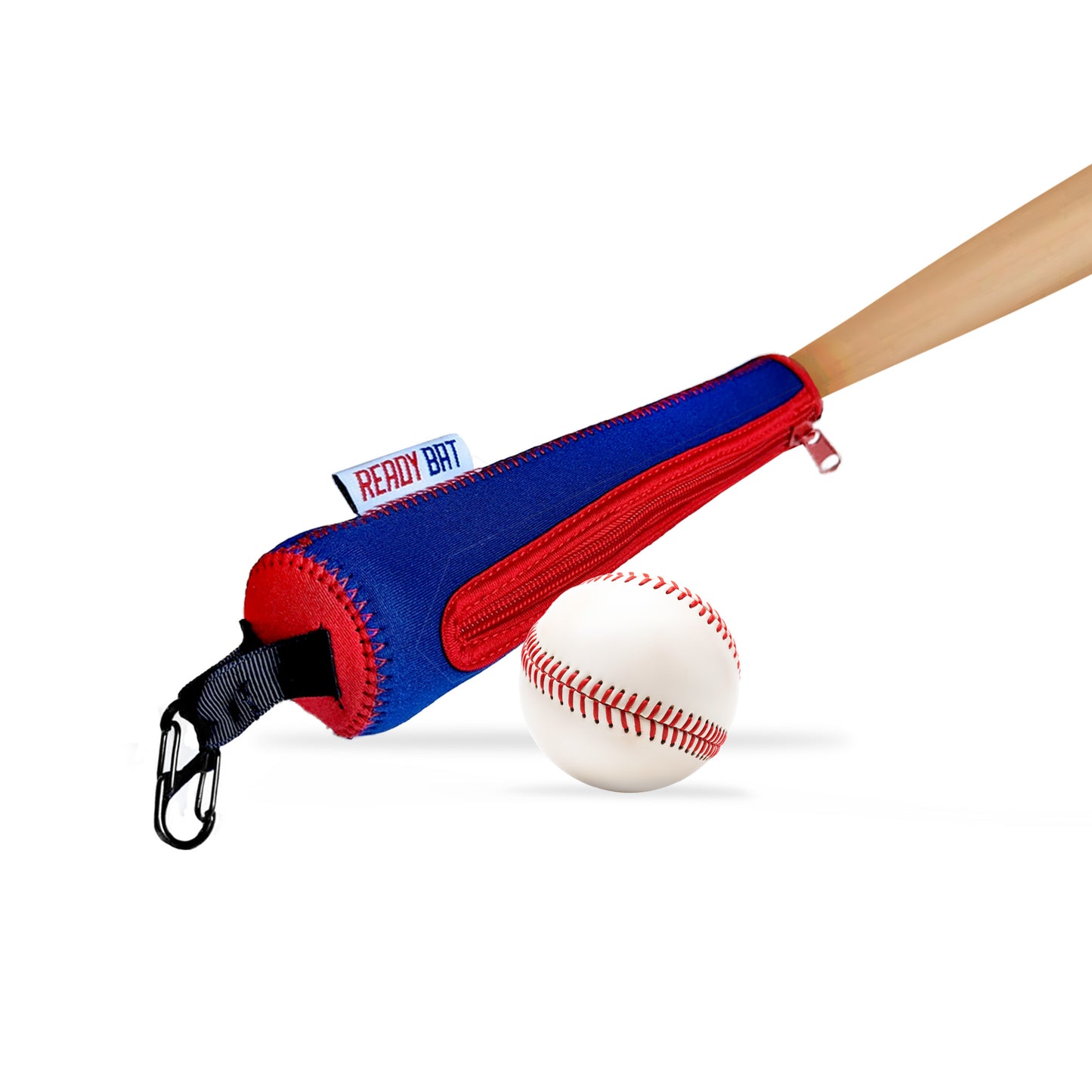 Blue and Red Baseball Bat Handle Cover