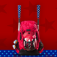 All Stars Ready Bat handle cover on a bat clipped to a baseball backpack