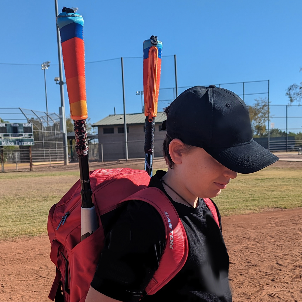 baseball bat handle cover, softball bat handle cover, baseball accessory, softball accessory, kids baseball, kids softball, baseball protection, softball protection, 