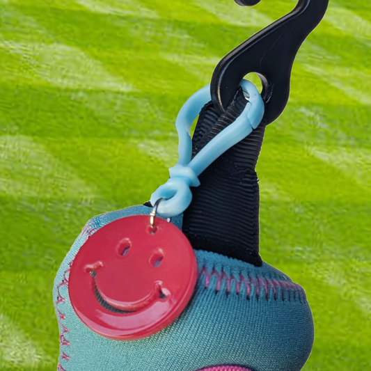 Bat Bling - Red Smiley