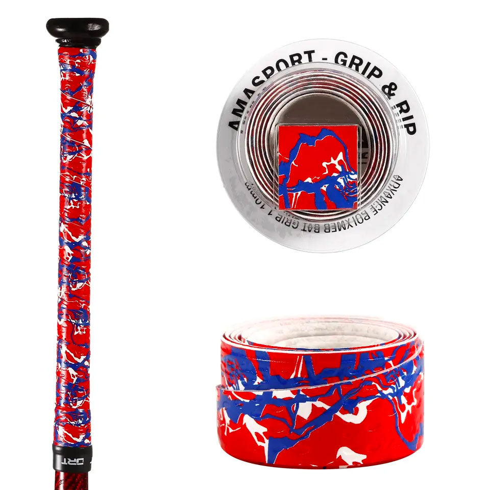 Baseball Bat Grip Tape for Baseball/Softball I Red, White & Blue